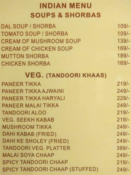 My Love Restaurant & Bar menu