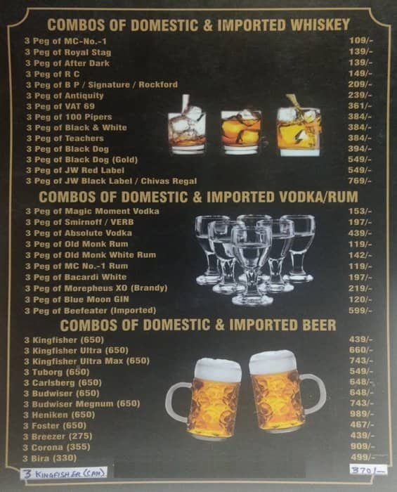 My Love Restaurant & Bar menu