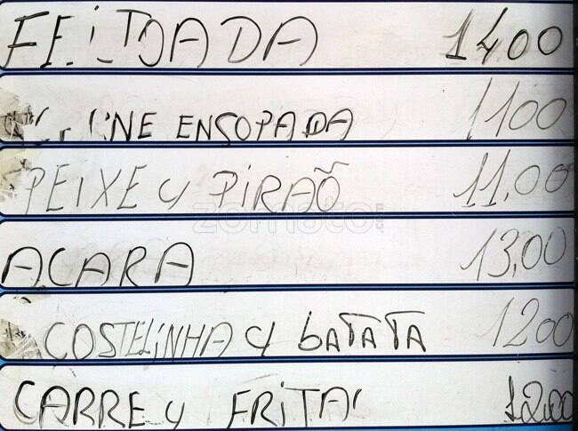 C. B. Primavera cardápio