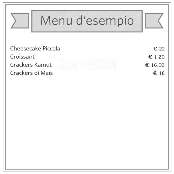 Menu di NATURAL BAKERY PANETTERIE DAMIANI VIA MOLINO DELLE ARMI 31 MILANO 