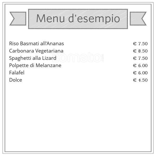 Menu di Lizard 