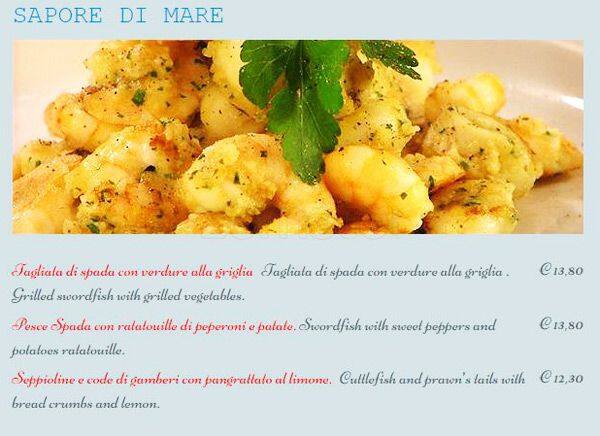 Menu di Il Pastarito Ristorante Pizzeria 