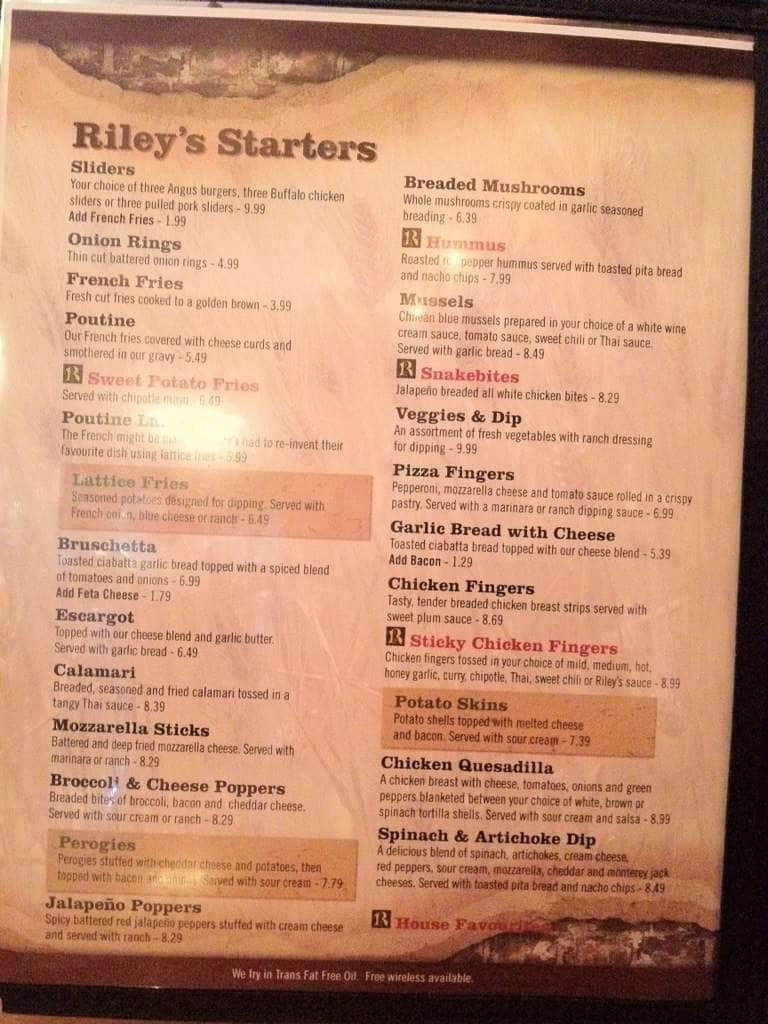 menu-at-riley-s-pub-peterborough