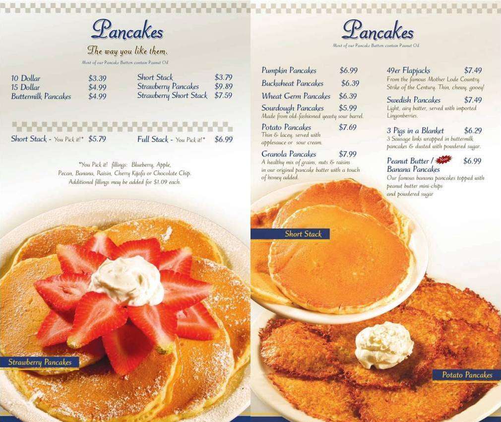 The Original Pancake House Menu