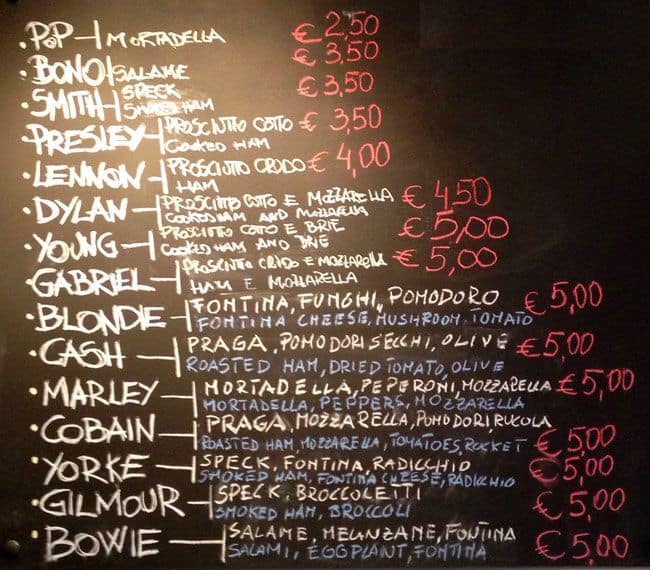 Menu di Food Club Pizza 