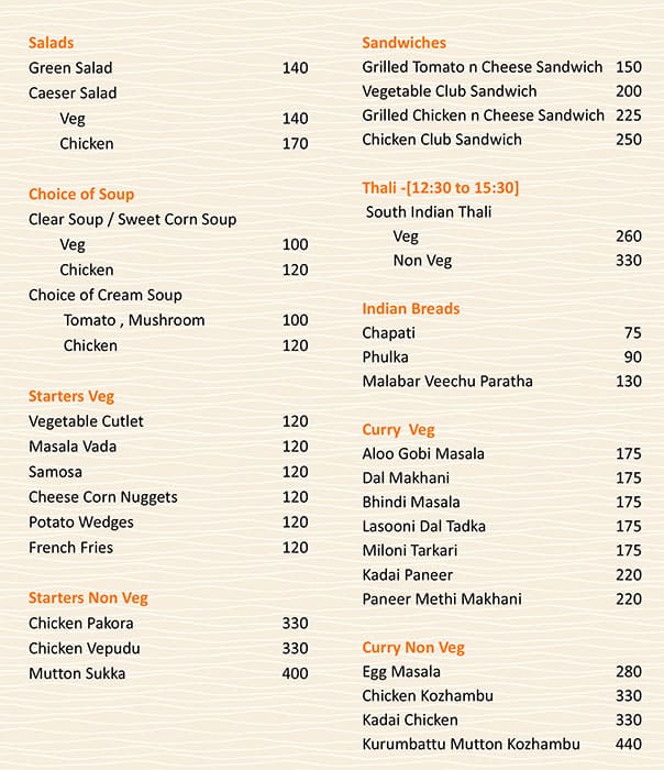 Spices The Lotus Kitchen Menu Zomato