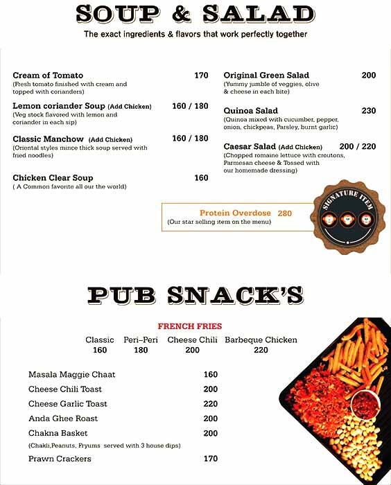 3 wise monkeys mumbai menu
