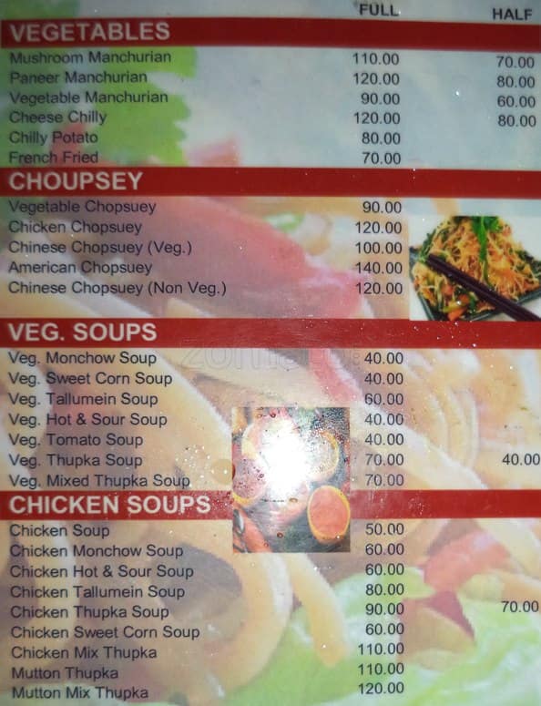 Ajay Chinese Fast Food menu