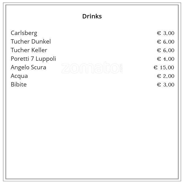 Menu di Taste good 