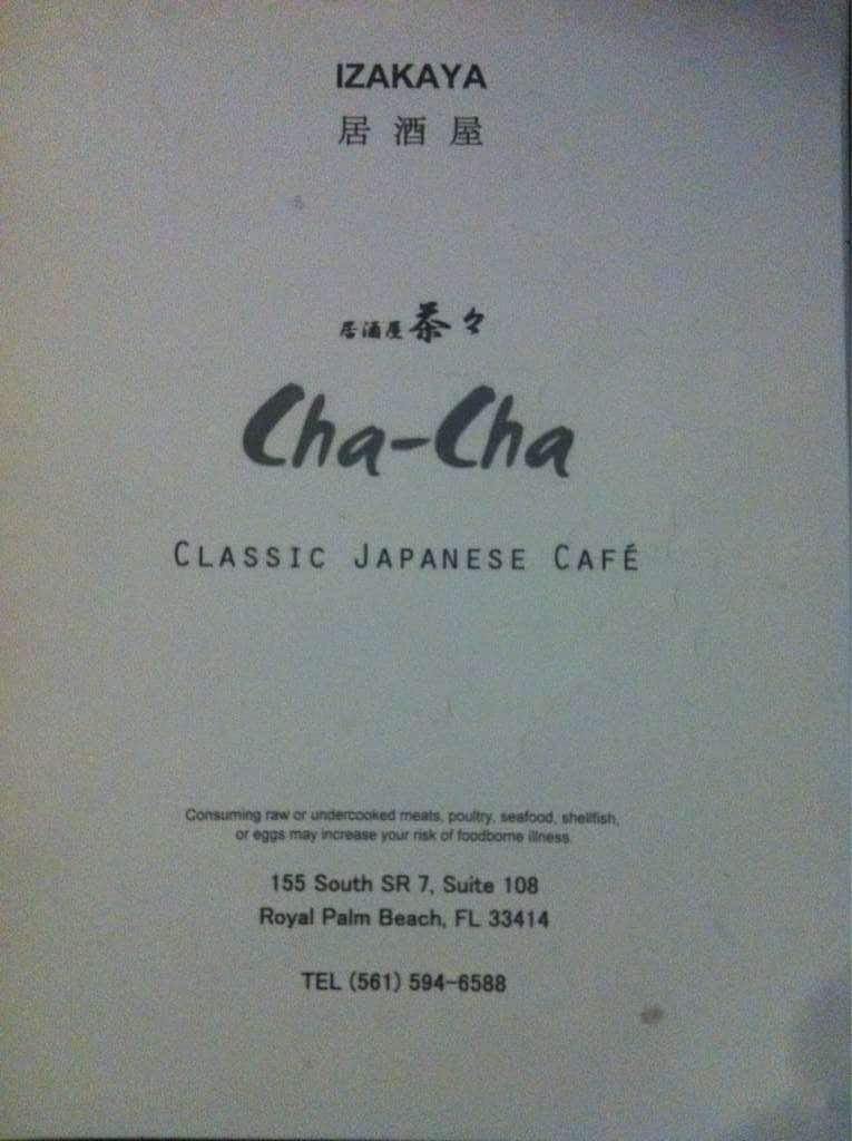 Cha Cha Japanese Cafe