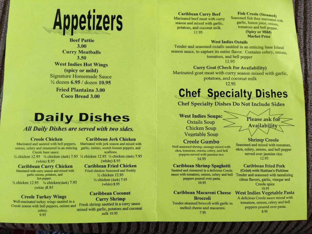 Caribbean Buffet Menu Ideas