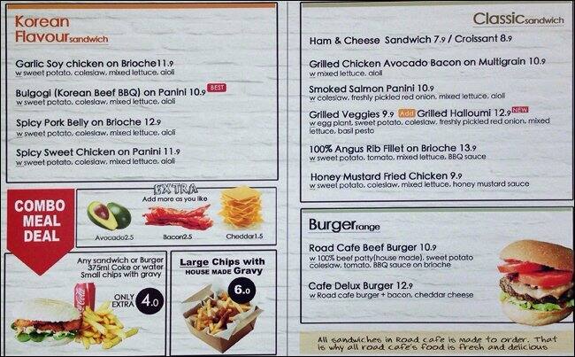 Road Sandwich Cafe Menu, Menu for Road Sandwich Cafe, Taringa, Brisbane ...