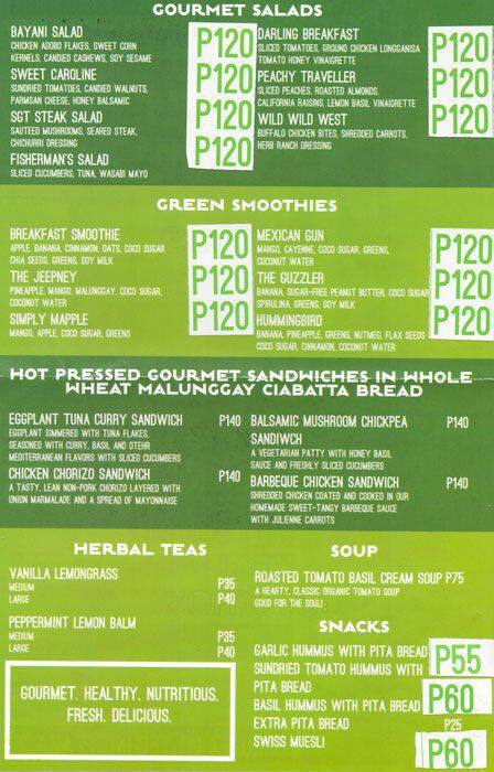 go salads menu