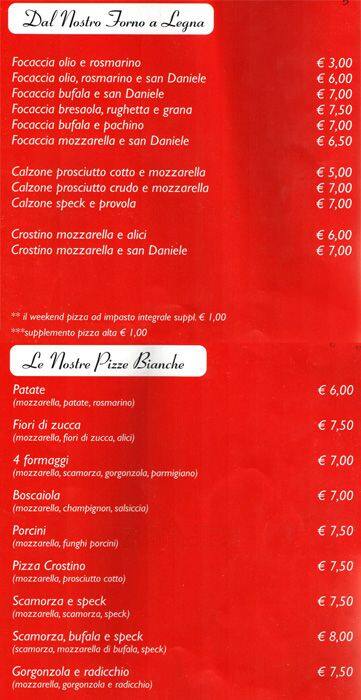 Menu di Miky Pizza 