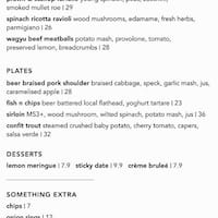 The Butcher S Block Wahroonga Sydney Urbanspoon Zomato Scanned Menu For The Butcher 039 S Block