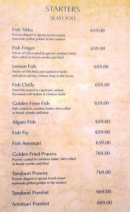 Sip 'n' Dine menu