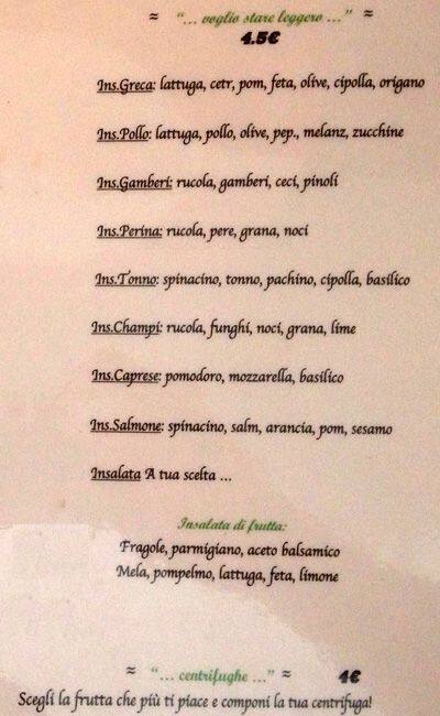 Menu di Borgo della Marchesa 