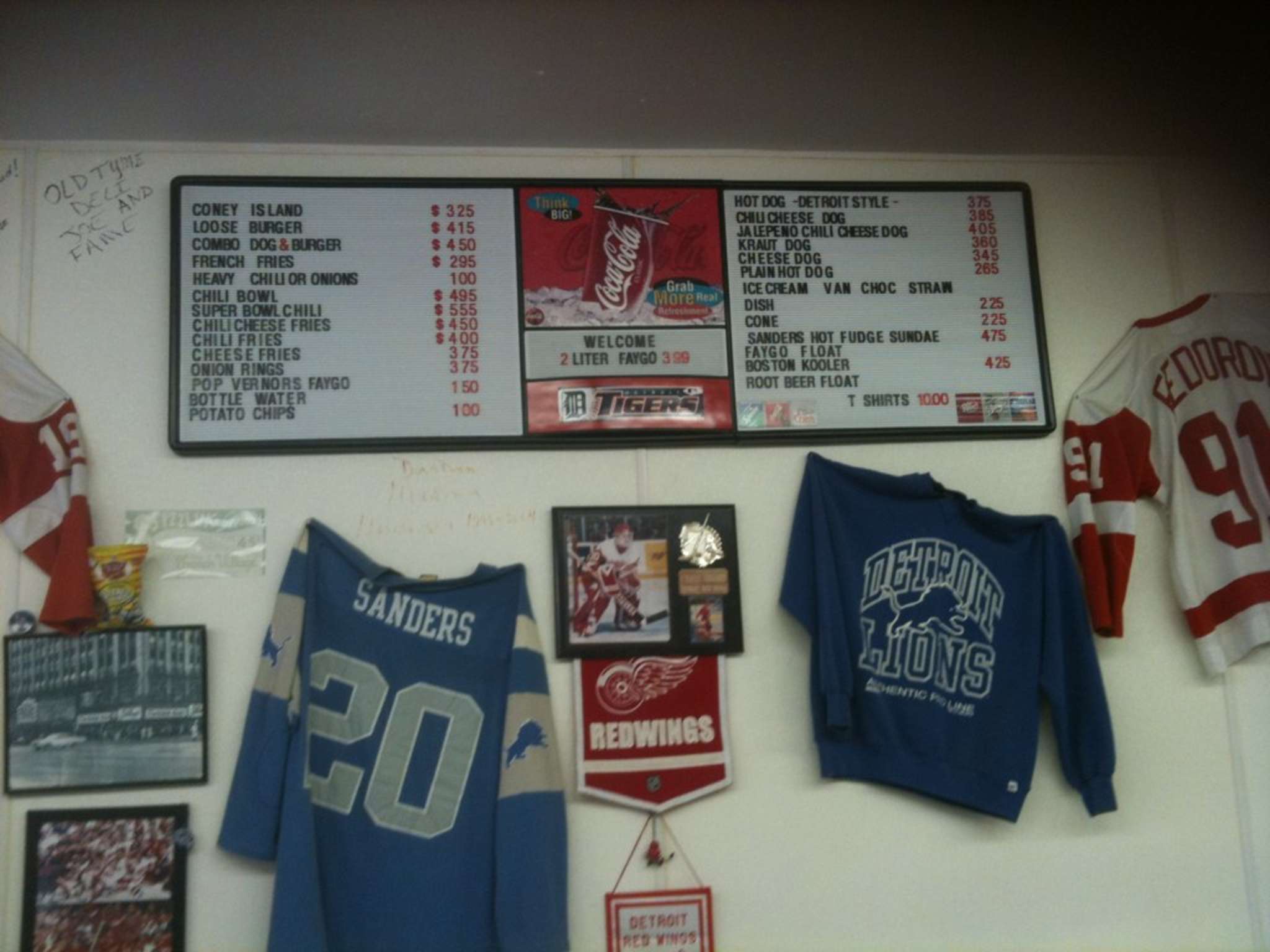 Detroit Motor City Coney Island Hot Dogs Menu Urbanspoon/Zomato