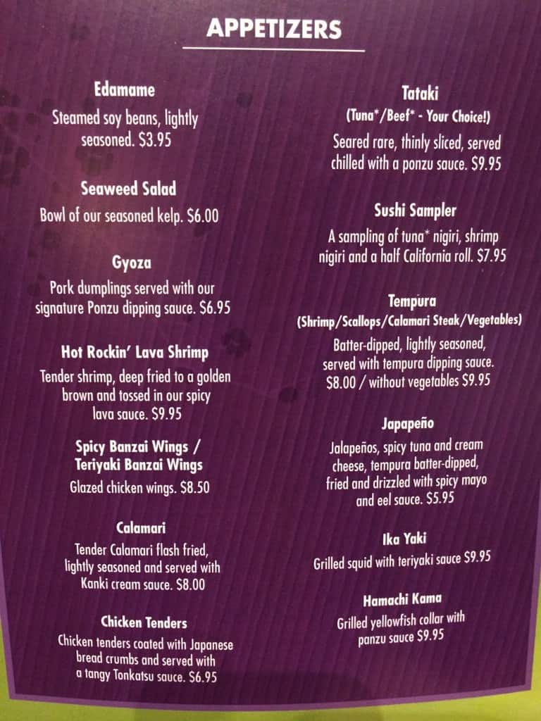 Torii Noodle Bar by Kanki menu