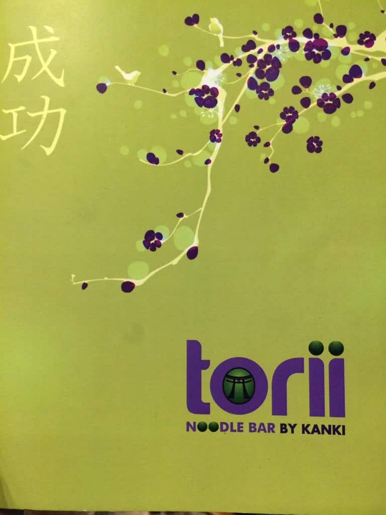 Torii Noodle Bar by Kanki menu