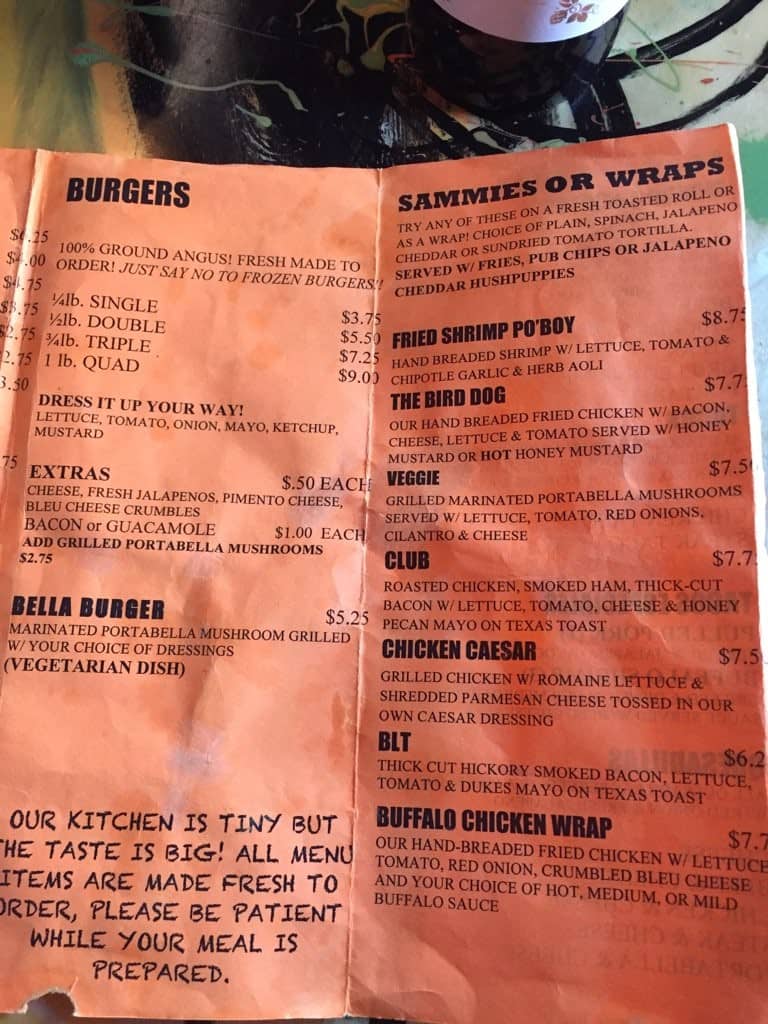 Loose Change Bar & Grill меню