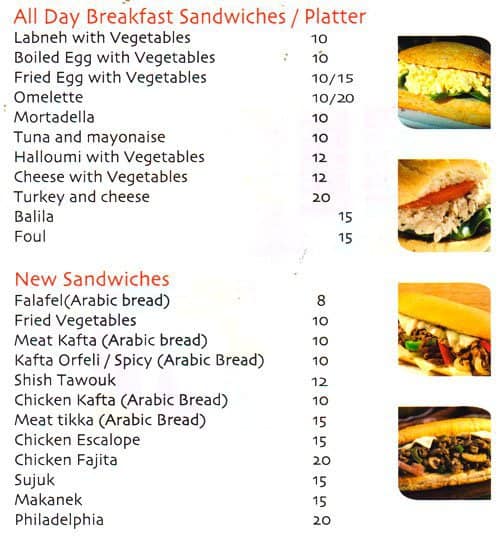 Menu at Meet And Eat restaurant, Abu Dhabi