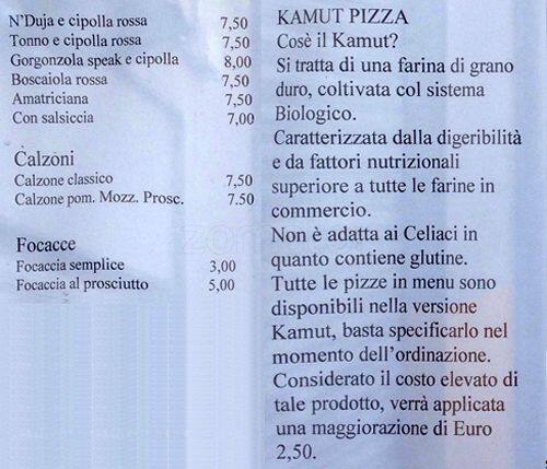 Menu di La Veranda 