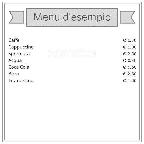 Menu di Eldorado Caffè 