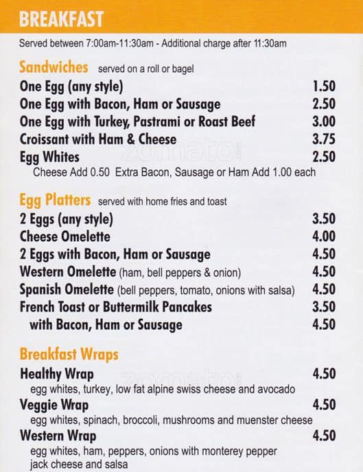 Elim Deli Cafe Menu, Menu for Elim Deli Cafe, Upper East Side, New York