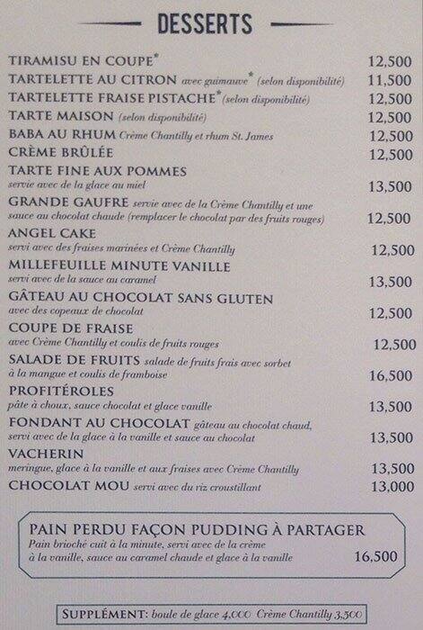 Cafe De Flore Menu Menu For Cafe De Flore Dbayeh Metn