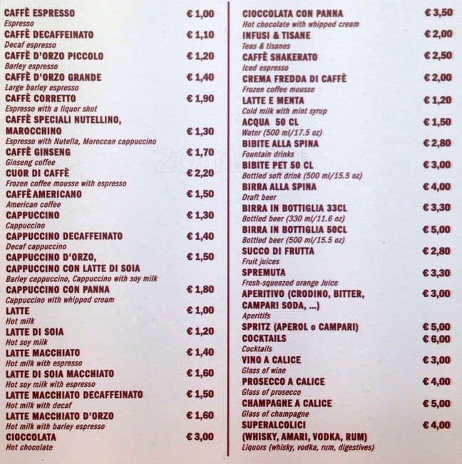 Menu di Let's Toast 