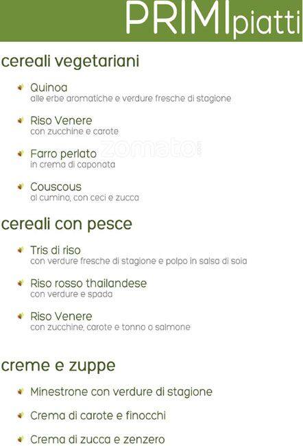 Menu di Bioesseri 