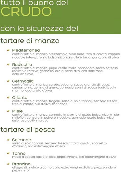 Menu di Bioesseri 
