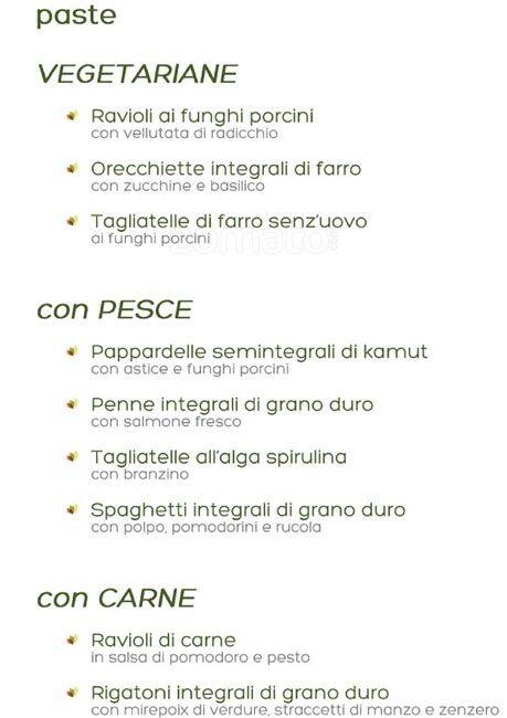 Menu di Bioesseri 