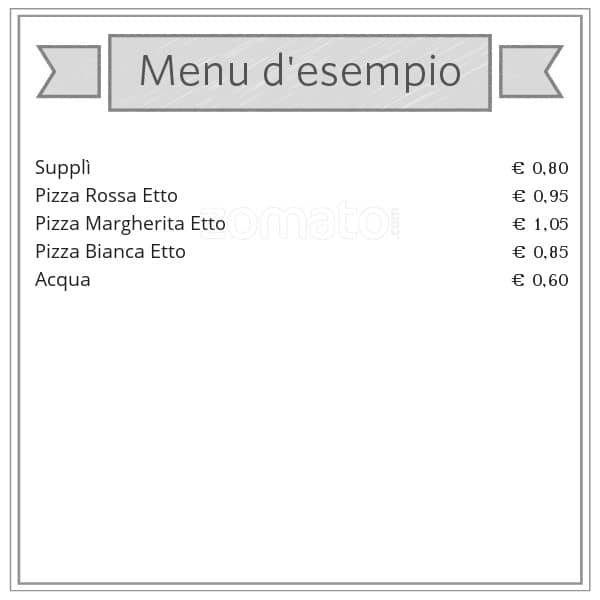 Menu di Ammazza Che Pizza 