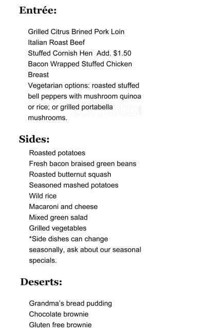 TimLC Productions menu