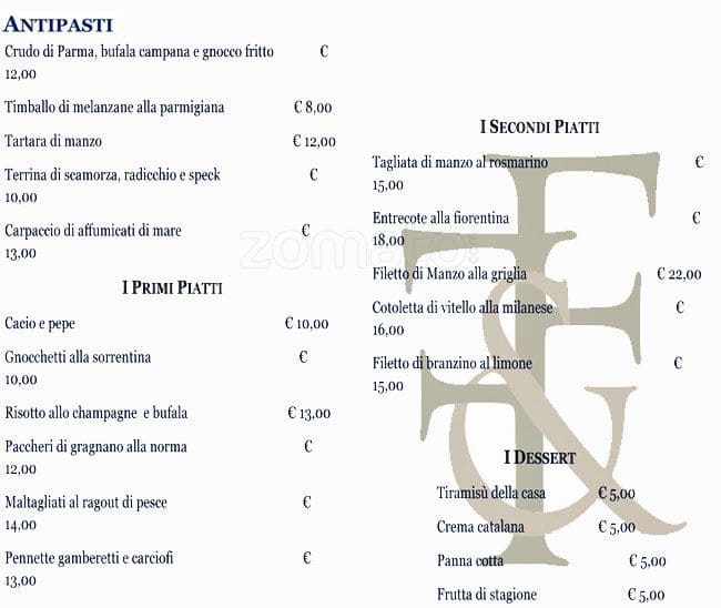 Menu di Catwalk Café Lounge 