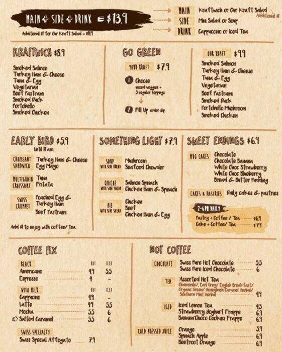 Kraftwichsg Menu, Menu for Kraftwichsg, Downtown Core, Singapore ...