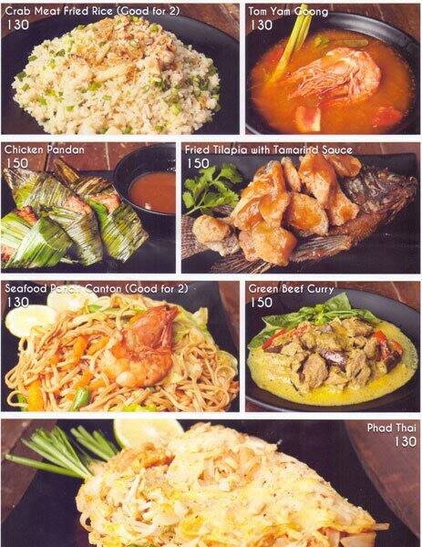 Chariya's Thai Kitchen Menu - Zomato Philippines