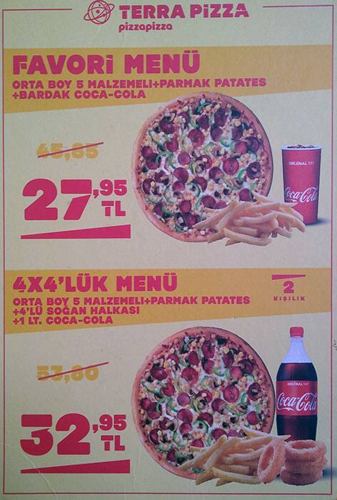 Terra Pizza Cevizlibag Istanbul