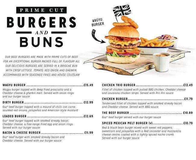 Audley menu