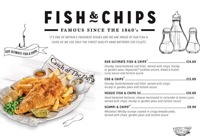 Audley menu