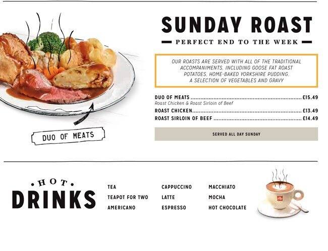 Audley menu