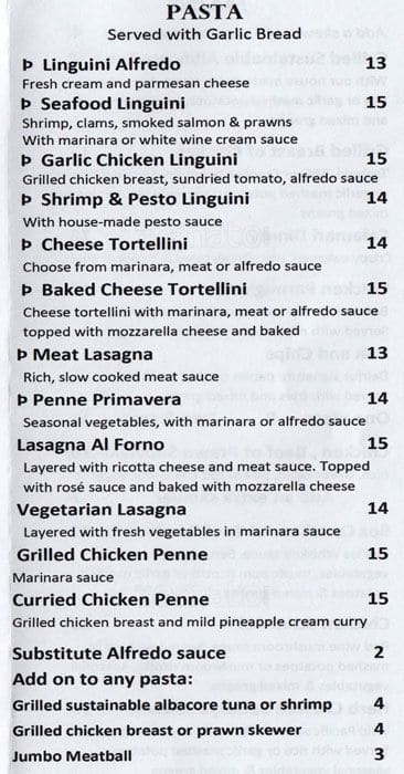 Menu de Delrios Restaurant