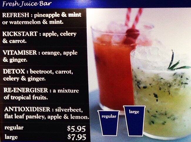 Farm Fresh menu