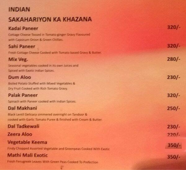 Rhythm Restro-Bar menu