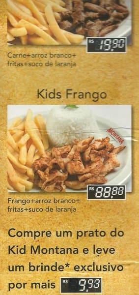 Montana Grill Express - Botafogo Praia Shopping cardápio