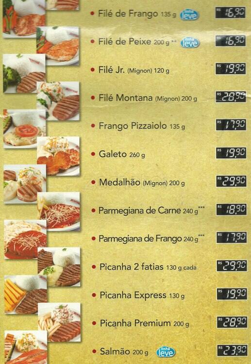 Montana Grill Express - Botafogo Praia Shopping cardápio