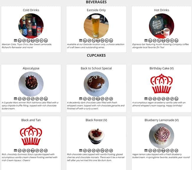 Sugar Mama's Menu Urbanspoon/Zomato