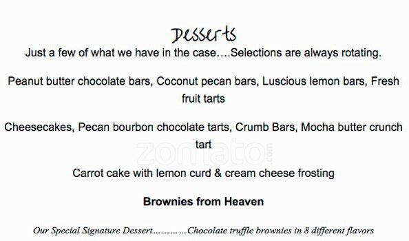 Bleu Door Bakery Menu Menu For Bleu Door Bakery Vancouver Vancouver